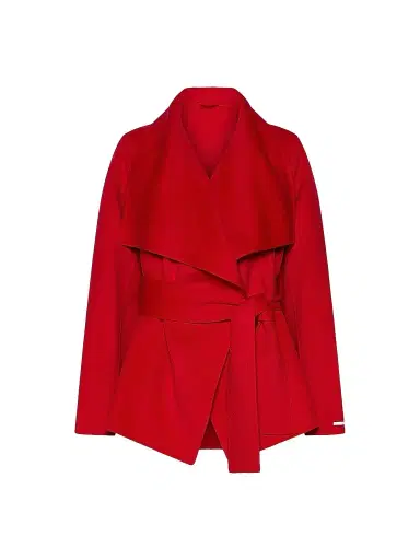 Marella Women's Soft Double Sided Wool Jacket - Red | Thumbnail 1
