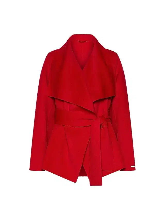 Marella Women's Soft Double Sided Wool Jacket - Red