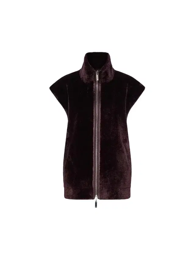 Marella Women's Cocoon Gilet Coat - Blackberry
