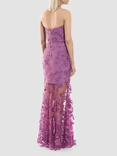 Zhivago Women's The Voice Returns Lace Gown - Mauve - Size 2 | Thumbnail 3