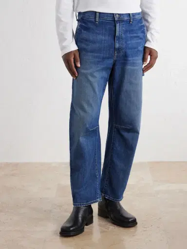Nili Lotan Carpenter Straight-Leg Cropped Jeans - Men | Thumbnail 3