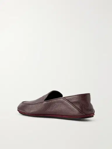 John Lobb Kingston II Collapsible-Heel Full-Grain Deerskin Loafers - Men | Thumbnail 3