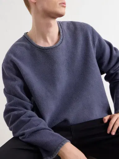 Our Legacy Double Lock Brushed Cotton-Jersey Sweatshirt - Men | Thumbnail 5 Our Legacy Double Lock Brushed Cotton-Jersey Sweatshirt - Men | Thumbnail 5