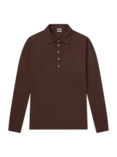 Massimo Alba Raya Cotton-Jersey Polo Shirt - Men | Thumbnail 1 Massimo Alba Raya Cotton-Jersey Polo Shirt - Men | Thumbnail 1