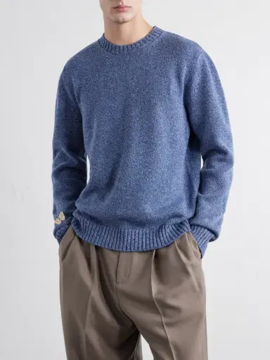 Valentino Garavani Appliquéd Wool Sweater - Men | Thumbnail 3 Valentino Garavani Appliquéd Wool Sweater - Men | Thumbnail 3