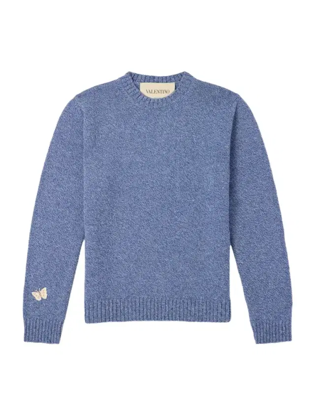 Valentino Garavani Appliquéd Wool Sweater - Men