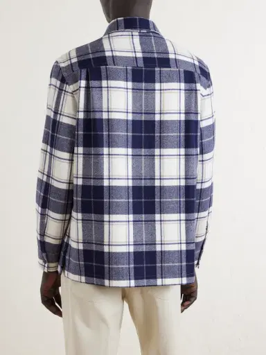 dunhill Checked Cashmere Overshirt - Men | Thumbnail 4 dunhill Checked Cashmere Overshirt - Men | Thumbnail 4