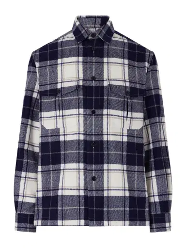 dunhill Checked Cashmere Overshirt - Men | Thumbnail 1 dunhill Checked Cashmere Overshirt - Men | Thumbnail 1