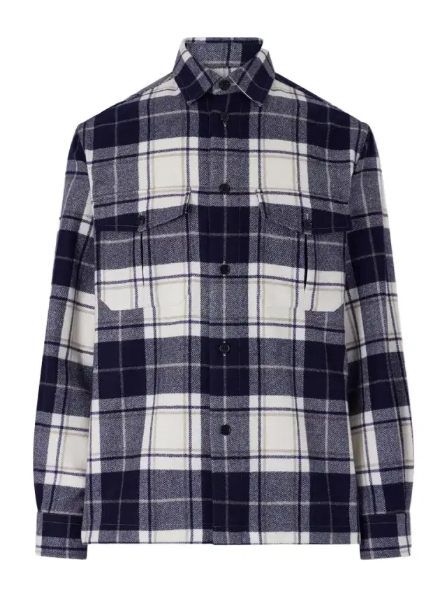 dunhill Checked Cashmere Overshirt - Men