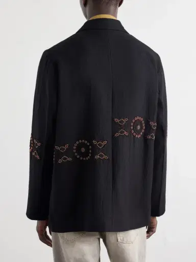 Kartik Research Embroidered Wool Blazer - Men | Thumbnail 4 Kartik Research Embroidered Wool Blazer - Men | Thumbnail 4
