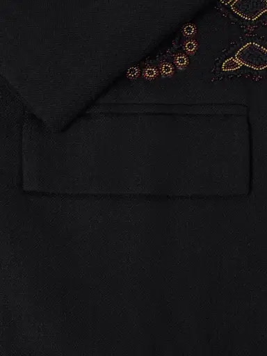 Kartik Research Embroidered Wool Blazer - Men | Thumbnail 6 Kartik Research Embroidered Wool Blazer - Men | Thumbnail 6