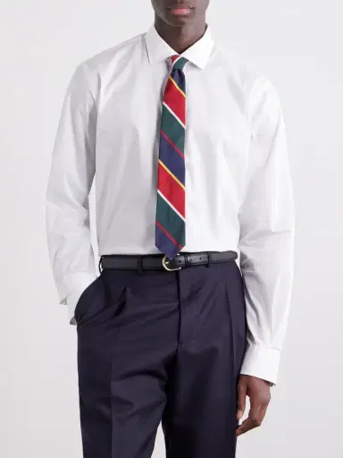 Polo Ralph Lauren Logo-Embroidered Cotton-Poplin Shirt - Men | Thumbnail 3