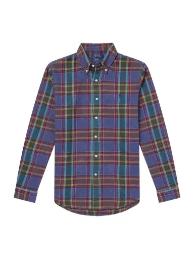 Polo Ralph Lauren Button-Down Collar Checked Cotton-Flannel Shirt - Men | Thumbnail 1