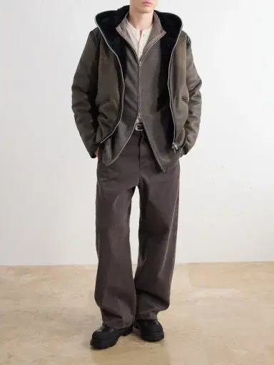 Our Legacy Merino Wool Zip-Up Cardigan - Men | Thumbnail 2