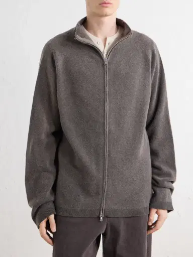 Our Legacy Merino Wool Zip-Up Cardigan - Men | Thumbnail 3
