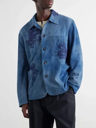 Kartik Research Embroidered Cotton Chore Jacket - Men | Thumbnail 3 Kartik Research Embroidered Cotton Chore Jacket - Men | Thumbnail 3