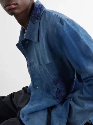 Kartik Research Embroidered Cotton Chore Jacket - Men | Thumbnail 5 Kartik Research Embroidered Cotton Chore Jacket - Men | Thumbnail 5