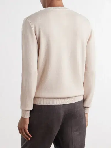 Lardini Wool and Cashmere-Blend Sweater - Men | Thumbnail 4