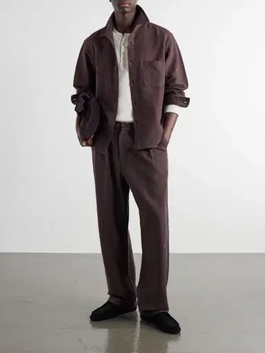 Kardo Antonio Straight-Leg Pinstriped Cotton Suit Trousers - Men | Thumbnail 2