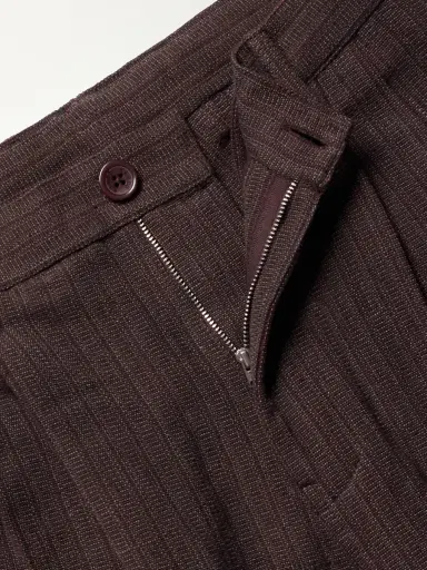 Kardo Antonio Straight-Leg Pinstriped Cotton Suit Trousers - Men | Thumbnail 6
