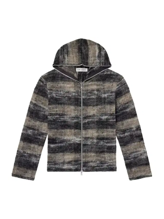 Our Legacy Full Zip Wool-Blend Hooded Blouson Jacket - Men