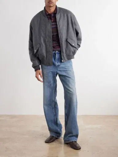 Dolce & Gabbana Wool-Flannel Bomber Jacket - Men | Thumbnail 2
