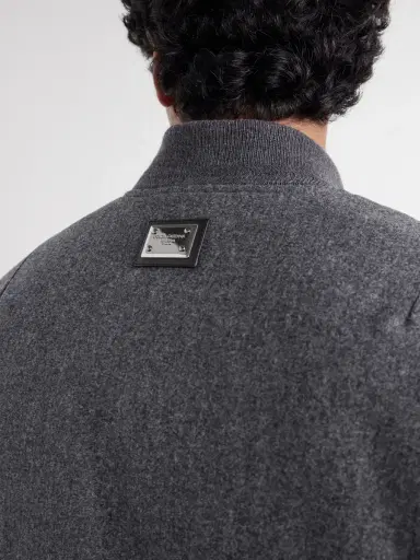 Dolce & Gabbana Wool-Flannel Bomber Jacket - Men | Thumbnail 6
