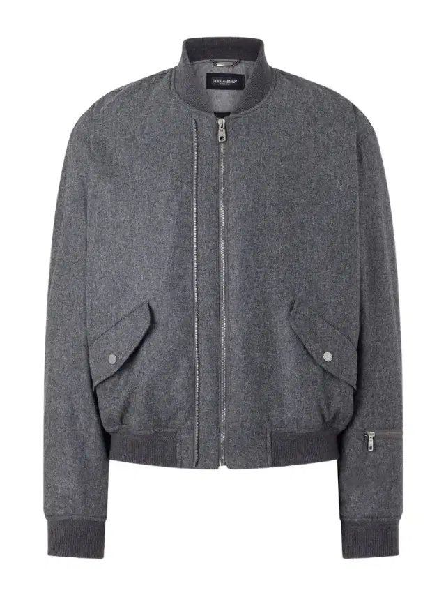 Dolce & Gabbana Wool-Flannel Bomber Jacket - Men