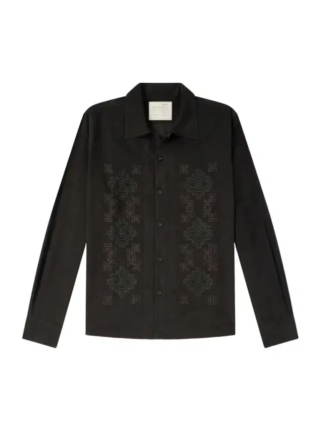 Kardo Chintan Embroidered Cotton-Corduroy Shirt - Men