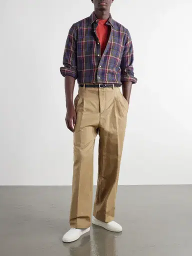 Polo Ralph Lauren Button-Down Collar Checked Cotton-Flannel Shirt - Men | Thumbnail 2