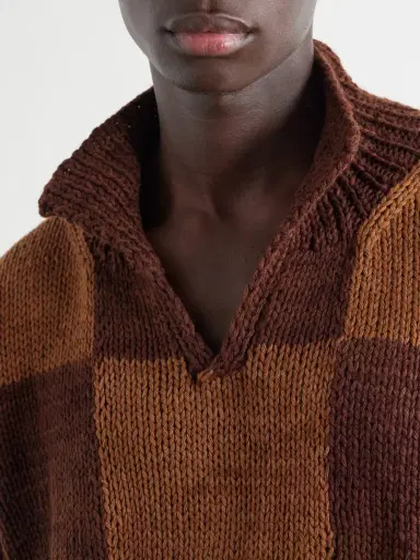 Kartik Research Wool Polo Sweater - Men | Thumbnail 5