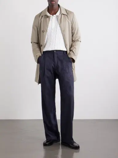 Polo Ralph Lauren Cable-Knit Cotton and Linen-Blend Polo Sweater - Men | Thumbnail 2 Polo Ralph Lauren Cable-Knit Cotton and Linen-Blend Polo Sweater - Men | Thumbnail 2