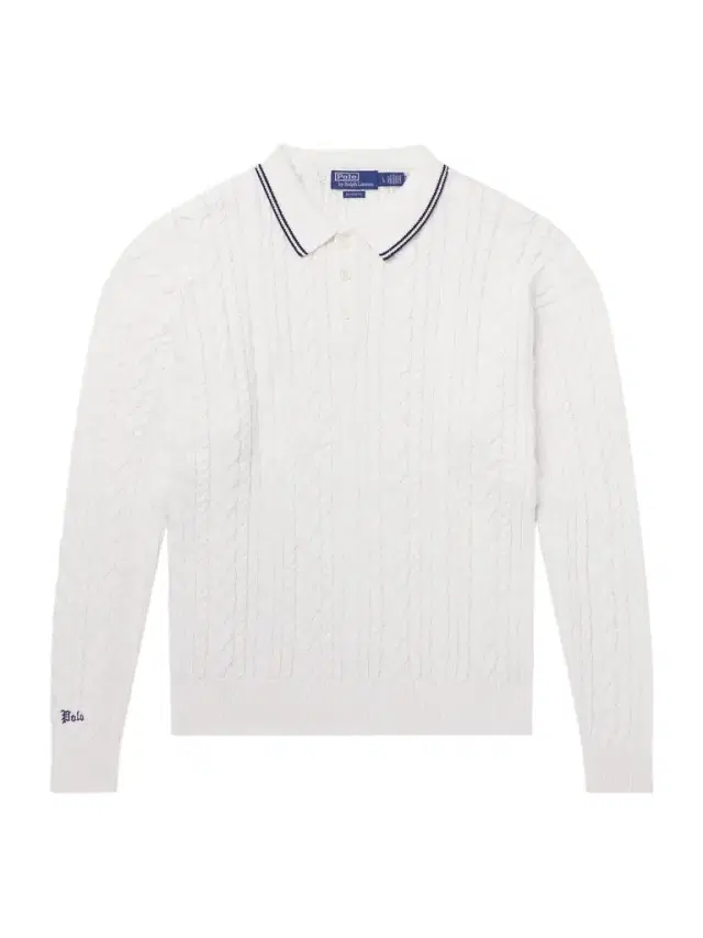 Polo Ralph Lauren Cable-Knit Cotton and Linen-Blend Polo Sweater - Men
