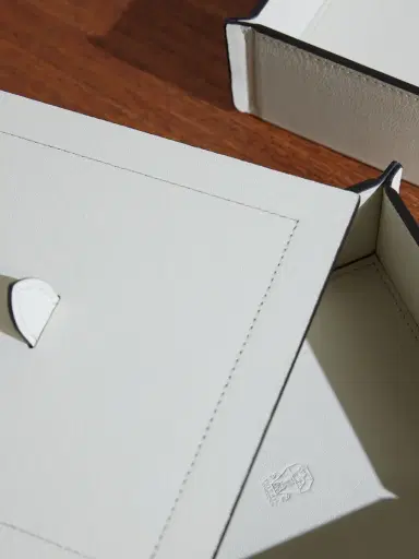 Brunello Cucinelli Set of Three Leather Storage Box - Men | Thumbnail 3