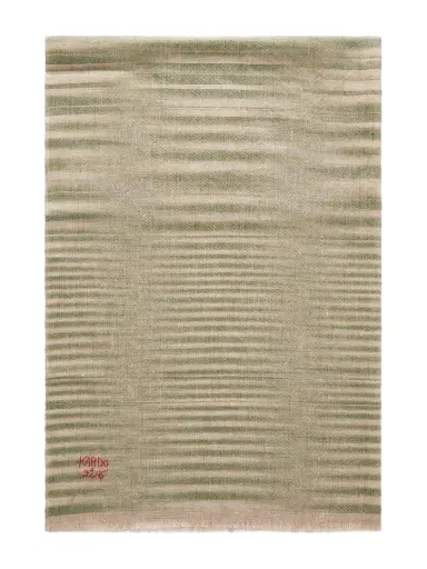 Kardo Embroidered Striped Cashmere Scarf - Men | Thumbnail 1
