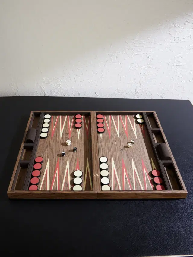L'Objet Laotze Wood Backgammon Set - Men