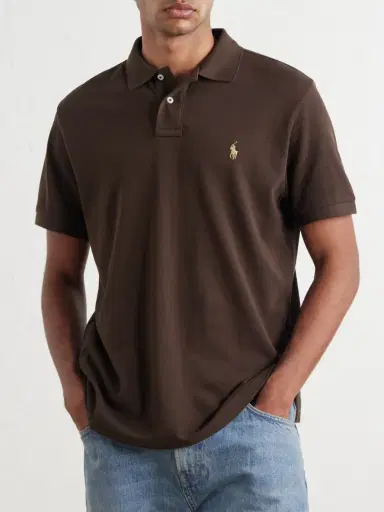 Polo Ralph Lauren Logo-Embroidered Cotton-Piqué Polo Shirt - Men | Thumbnail 3