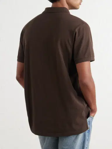 Polo Ralph Lauren Logo-Embroidered Cotton-Piqué Polo Shirt - Men | Thumbnail 4