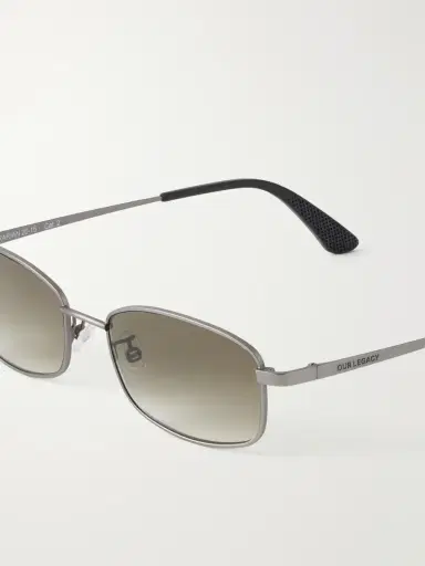 Our Legacy Librarian Round-Frame Metal Sunglasses - Men | Thumbnail 3