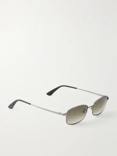 Our Legacy Librarian Round-Frame Metal Sunglasses - Men | Thumbnail 4