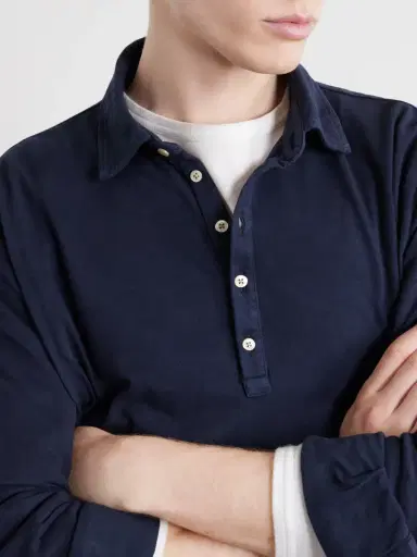 Massimo Alba Raya Cotton-Jersey Polo Shirt - Men | Thumbnail 5 Massimo Alba Raya Cotton-Jersey Polo Shirt - Men | Thumbnail 5