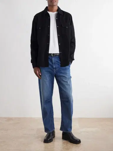 Nili Lotan Travis Denim Shirt - Men | Thumbnail 2 Nili Lotan Travis Denim Shirt - Men | Thumbnail 2
