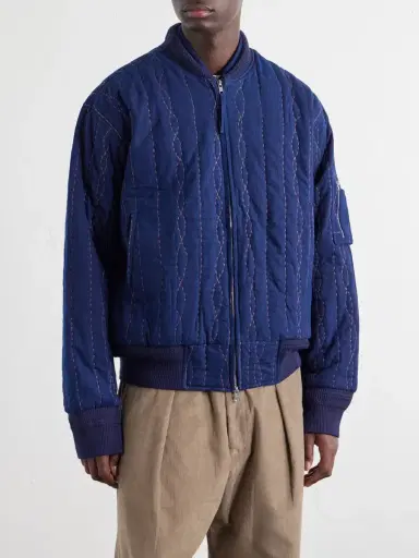 Kardo Max Embroidered Cotton Bomber Jacket - Men | Thumbnail 3