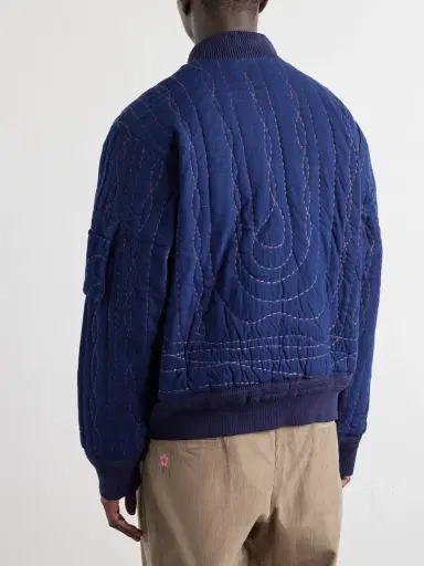 Kardo Max Embroidered Cotton Bomber Jacket - Men | Thumbnail 4