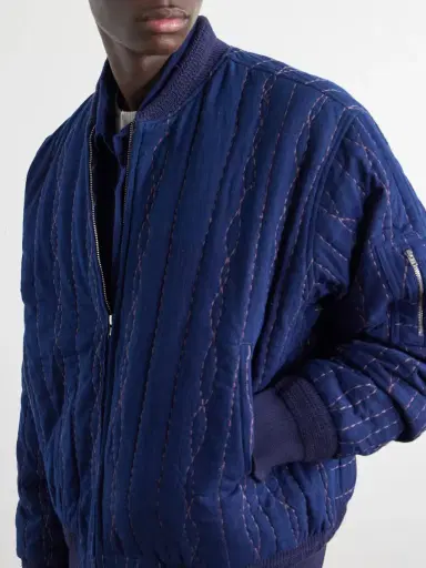 Kardo Max Embroidered Cotton Bomber Jacket - Men | Thumbnail 5