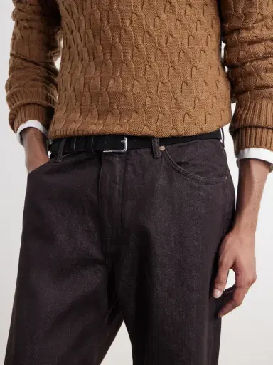 NN07 3cm Ever 90025 Suede Belt - Men | Thumbnail 2