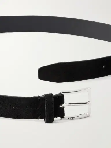 NN07 3cm Ever 90025 Suede Belt - Men | Thumbnail 3