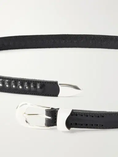 Our Legacy 2cm Embellished Leather Belt - Men | Thumbnail 4