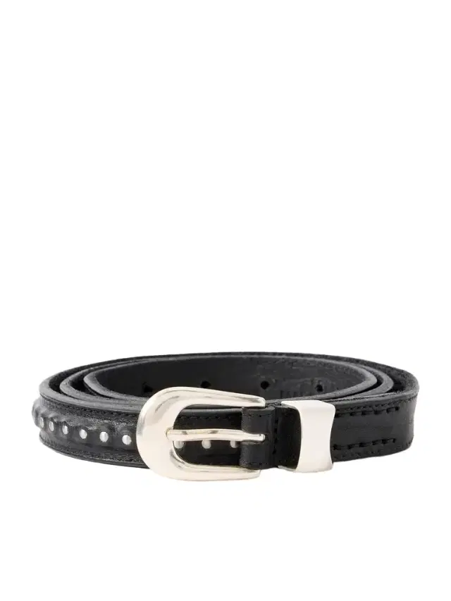 Our Legacy 2cm Embellished Leather Belt - Men