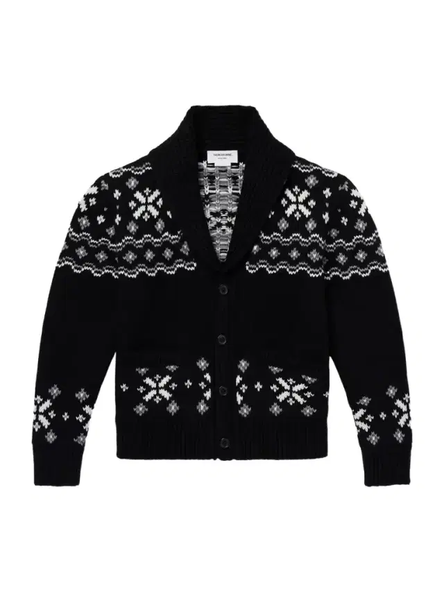 Shawl-Collar Jacquard-Knitted Cashmere Cardigan - Men